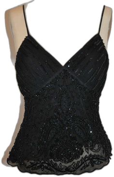 Beaded Chiffon, Evening Tops, Midnight Black, Silk Chiffon, 11 Inches, Side Zipper, Chiffon, Zipper, Collage