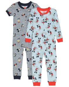 PRICES MAY VARY. MICKEY MOUSE PAJAMAS: Send your little guy off to bed to dream about adventures with his favorite pals Mickey, Goofy, and Pluto in these cute baby and toddler pajamas. Officially licensed Disney merchandise. COMFORTABLE SLEEPWEAR: Featuring charming graphics and bright colors, these Disney pj’s for boys come with 2 romper-style zippered jammies. They’re available in baby and toddler sizes 12–18 months and 2T–4T. ENJOYABLE BEDTIME: These boys’ pj’s are durable, fun to wear, and c Mickey Mouse Pajamas, Disney Pajamas, Toddler Pajamas, Disney Boys, Onesie Pajamas, Girls Sleepwear, Soft Cute, Mickey Mouse And Friends, Boys Pajamas