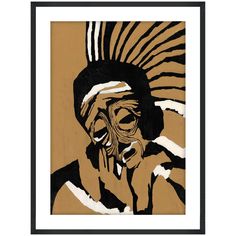 African Art II Framed - Accessories Artwork - High Fashion Home Modern Art Works, High Fashion Home, Free Art, African Art, Featured Artist, Art Works, Print Images, High Quality Images, Embellishments