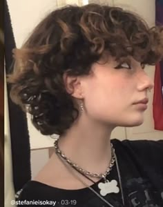 Fluffy Curly Hair, Androgynous Haircut, Tomboy Hairstyles, Short Grunge Hair, Androgynous Hair, Shot Hair, Short Curly Haircuts, Hair Inspiration Short, Haircuts For Curly Hair