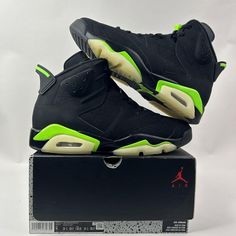 Nike Shoes Air Jordan 6 Retro OG “Electric Green” 2024

This pair is worn in box!

They are a 11 in men’s!

Flaws are creasing, dirty bottoms, and normal wear!

Please check all photos before purchasing!

All sales are final!

No refunds or returns!

If you have any questions about sizing please feel free to send me a message!

I am not responsible for factory flaws on mass produced pairs!

All items ship the day after purchase priority mail & double boxed unless the order is placed on a Saturday! If you purchase on Saturday your item will ship out Monday due to the post office being closed on Sunday. Also, I am not responsible for items after they have been shipped!

If you are located outside of the US message me for a shipping quote!

If you have any questions feel free to ask :) Air Jordan 6 Retro, Nike Shoes Air, Jordan 6 Retro, Electric Green, 2024 Color, Jordan Black, Air Jordan 6, Shoes Air, Jordan 6