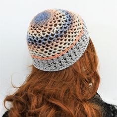 This crochet lace Winter Renaissance style hair cover has openwork lace stitching with the colors of a sunny winter day. Versatile and pretty, and a fun year-round hat. Simple but elegant, lightweight and comfortable. Easy everyday wear, or use to add a touch of special to your cosplay pixie, fairy, elf apparel. A little bit of nostalgia in a modern world, it's also perfect for a summer day and will lend a touch of interest to any outfit. This hat may look delicate but is very durable and can ea Bohemian Lightweight Crochet Hat, Bohemian Crochet Bonnet One Size, Bohemian Crochet Yarn Hat Cap, Bohemian Crochet Yarn Bonnet, Bohemian Crochet Cap Made Of Yarn, Bohemian Crochet Yarn Hat, Bohemian Crochet Cap, Bohemian Crochet Lace Hat With Adjustable Fit, Adjustable Bohemian Crochet Lace Hat