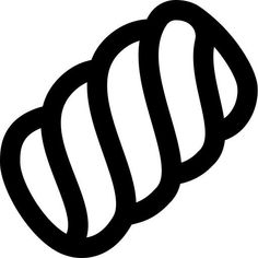 a black and white image of two interlocked circles in the shape of a heart