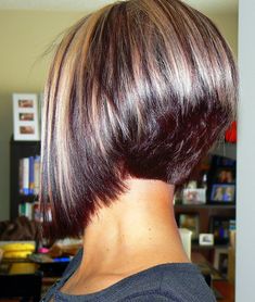 Stacked Bob Hairstyles, Short Straight Hair, Short Bob Haircuts, Haircut For Thick Hair, Haircuts For Fine Hair