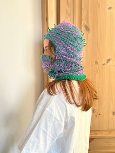 "Balaclava, balaclava hat, full face mask, ski mask, Gift for her🔸 A store that is different! Hand-woven products, created in our studio with our own hands 🔸 Welcome to our announcement, you will find the best quality woven product here! Knitted balaclava, bag, hat, clothe - this is our world. A world where we create and sew handmade products specifically for the customer. The approval received from the local market made us decide to present our products to you - to the world community. For a Hand-knitted Full-face Balaclava, One Size, Handmade Full Face Balaclava One Size, Black Helmet, Knitted Balaclava, Local Market, Full Face Mask, Ski Mask, Full Face, Handmade Knitting