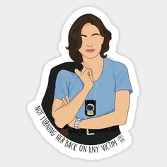 Olivia benson -- Choose from our vast selection of stickers to match with your favorite design to make the perfect customized sticker/decal. Perfect to put on water bottles, laptops, hard hats, and car windows. Everything from favorite TV show stickers to funny stickers. For men, women, boys, and girls. 1999 Sticker, Abby Jimenez, Olivia Benson, Law And Order Svu, Mariska Hargitay, Law And Order, Hard Hats, Funny Stickers, Custom Stickers