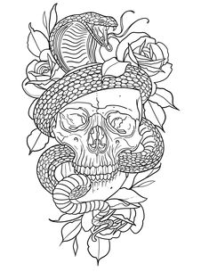 a drawing of a skull wearing a hat with roses on it's head and the words siz tv written below