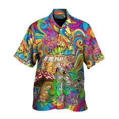 Hippie A Big Adventure Big Dream Hawaiian Shirt, Hippie Hawaiian Button Up Shirt, Hippie Hawaii Beach Shirt, Costume Hippie Iconic Shirts, Island Culture, Symbols Of Freedom, Vibrant Patterns, Hawaii Beach, Open Neck, Hawaii Beaches, Beach Shirt, Big Adventure