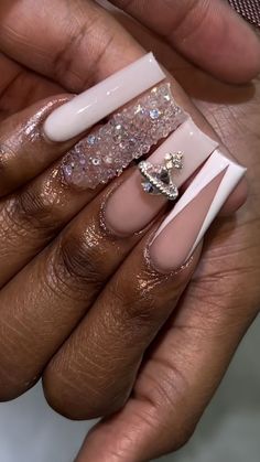 How To Nail Art, Glamour Nails, Simple Acrylic Nails, Nail Sets