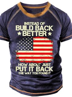 Save with code: “SAVEPIN50” - Dress to impress outfit ideas, from casual and business casual to trendy and occasion-specific styles, including spring, summer, concert, and graduation outfits, along with accessories like shoes and piercings American Flag T-Shirt Mens 3D Shirt For Independence Day | Brown Summer | Men'S Tee Slogan Shirts Graphic Crew Neck Black Red Blue Purple Green 3D Print Outdoor Casual Short Sleeve Clothing Stylish Design: Stand out in this American flag-inspired t-shirt featuring a bold 3D print in various vibrant colors. High-Quality Material: Made from a lightweight, breathable fabric with stretch for comfort and quick-dry properties for all-day wear. Versatile Wear: Suitable for a range of occasions from casual outings to outdoor activities, parties, and more, making Casual Tops For 4th Of July, Casual Stretch Tops For 4th Of July, Casual Fitted T-shirt For 4th Of July, Fitted Casual T-shirt For 4th Of July, Slogan Shirts, Graduation Outfits, American Flag Tshirt, Shirts Graphic, Design Stand