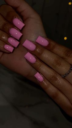 Back To School Nails Acrylic Pink, Plan Nails Ideas, Dope Nail Designs Classy Short Acrylic, 8th Grade Nails, Shorties Nails Pink, Back To School Nails Pink, Cute Pink Nails Short, Pink Nails Black Women, Short Nail Designs Summer 2024