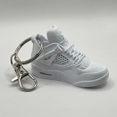 Blast from the Past. Get your hands on this Retro Style Nike Jordan Keychain 3D printed in PLA and comes complete with a Metal Lobster Clam key chain. Images show the Classic Trainer is White, Dark Green & Red Available in a selection of colours. Please note some colours state "Silk", this simply means the product will have a silky, shine and finish to it. Approx. Measurements- Height 4cm Width 6cm Length 2.5cm Credit goes to the original designer & creator -  3Dpickles - https://tinyurl.com/yr6 Jordan Keychains, Jordan Keychain, Retro Trainers, Trainer Sneakers, Nike Jordan, Retro Style, Keychains, Dark Green, Retro Fashion