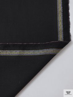 Content: 100% Wool Color: Black Width: 61 inches Origin: Italy Fashion District, Fabric Yardage, Wool Suit, Fashion Fabric, Quality Fashion, Black Design, Fashion Branding, Italy, Wool