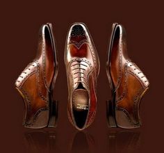 "Step into timeless elegance with our Bespoke Handmade Men's Brogues Oxford Wingtip Italian Leather Shoes. Meticulously crafted, these shoes redefine sophistication with a classic wingtip design and intricate brogue detailing. Made from high-quality Italian leather, each pair is a testament to precision craftsmanship and exceptional style. Elevate your formal wear with these bespoke oxford shoes that seamlessly blend tradition with contemporary flair. Whether for a special occasion or everyday refined style, these shoes for men promise comfort and a distinguished look. Explore the artistry of handmade footwear and make a lasting impression with these exquisite Italian leather brogues oxford wingtips." Brown Wingtip Shoes, Brogues Style, Brogues Men, Wingtip Shoes, Gentleman Shoes, Italian Leather Shoes, Man Shoes, Brown Shoes, Genuine Leather Shoes