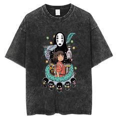 Gender:Men's,Women's,Couple's,Unisex; What's in the box:T-shirt; Types:Oversized Acid Washed Tee,T-shirt; Style:Street Style,Punk  Gothic; Occasion:Casual Daily; Material:100% Cotton; Age Group:Adults'; Characters:Totoro; Cosplay Works:Spirited Away; Pattern:Print; Design:Graphic; Neckline:Round Neck; Sleeve Type:T-shirt Sleeve; Listing Date:04/04/2023; Production mode:External procurement; Clothing Length:; Bust:; Shoulder Width:; Sleeve Length:; SizeChart1_ID:2:183588; Print Type:Acid Wash Totoro T Shirt, Funny Pajamas, Everyday Cosplay, Onesie Pajamas, Funny Costumes, Boxing T Shirts, Estilo Punk, Style Punk, Anime Hoodie