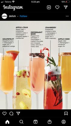 the different types of drinks are labeled in this chart, which one should you choose?