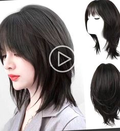 * long wolfcut haircut with curtain bangs, long wolfcut haircut with bangs. Park Jihyun, Haircut With Curtain Bangs, Hair Scarf Styles, Wolfcut Haircut, Long Wolfcut