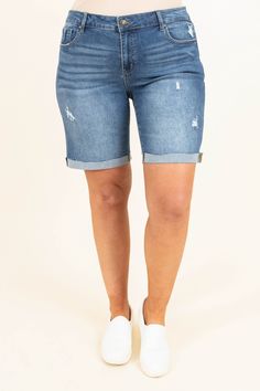 Going away for the weekend? Be sure to pack these shorts for the trip! These shorts have a classic medium wash you can dress up or down and style with everything in your wardrobe! They're comfortable for all day wear, have a figure-flattering fit, and feature the cutest pre-cuffed hemlines! Pair these shorts with a flowy tank and sneakers for an easy everyday look! 64% Cotton, 21% Polyester, 12% Rayon, 3% Spandex Off Shoulder Dresses, Midi Dress Party, Flowy Tank, The Trip, Maxi Dress Party, Off Shoulder Tops, Active Wear Tops, Long Sweaters, Short Tops