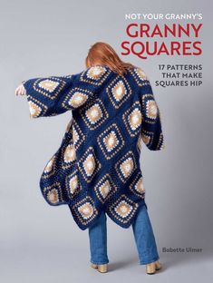 not your granny's granny squares  - Knot Another Hat Granny Square Clothes, Making Blankets, Granny Square Häkelanleitung, Squared Clothes, Granny Square Projects, Make Blanket, Dusters, Granny Square Crochet Pattern, Crochet Cardigan Pattern