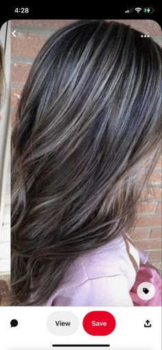 Natural Curly Hair Cuts, Beautiful Hair Color, Long Gray Hair, Hair Color And Cut