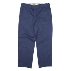 DICKIES 874 Trousers Blue Regular Straight Mens W38 L29 Dickies 874, Wholesale Shoes, Cardigan Coat, Active Wear Tops, Board Shorts, Waist Size, Denim Pants, Denim Dress, Jacket Dress