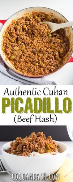 this authentic cuban picadillo recipe is the perfect way to use up leftover mexican food