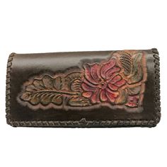 This Hand Engraved leather wallet is made from the highest quality 100% real three-ply cowhide leather. Everything is handmade. Thanks to its quality, you can use it comfortably in your daily life for many years . We have customers who have been using our wallet for more than 30 years. It will be perfect choice for your loved ones as Christmas gift , Valentine's Day gift , anniversary gift , birthday gift , or Mothers day gift . We select the best and highest quality raw materials from local Czech sources. There is an engraved flower on it. The engraved flower is made into the leather using the combined technique of engraving and hammering. Design: Classic, casual Size: (M) - 19x10x3cm. Weight: 210g Outer composition: High quality cowhide leather from the Czech Republic. Interior : Made of Handmade Wallet Women, Leather Card Holder With Interior Slots, Brown Embossed Wallets For Daily Use, Brown Embossed Wallet For Daily Use, Brown Embossed Leather Wallet, Brown Leather Clutch Wallet, Soft Leather Clutch Wallet In Brown, Brown Embossed Wallet, Brown Soft Leather Clutch Wallet