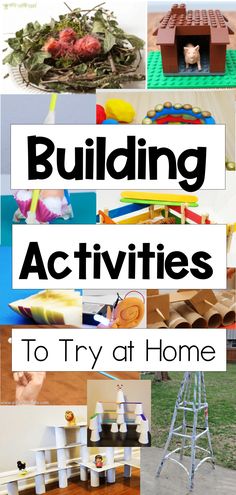 A collection of structures that are kid made using popsicle sticks, newspaper, play dough, building blocks and even apples! Building Activities For Kids, Minimalist Homeschool, Activities For Kids At Home, Project Based Learning Math, Engineering Challenges, Stem Activities Preschool, Elementary Stem Activities, Activities Elementary, Construction Play