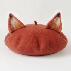 Lovely Fox Ear Beret PN2374 Cat Ear Beret, Спонж Beauty Blender, Painter Hat, Fox Ears, Berets Cap, Hot Gifts, Animal Hats, Wool Berets, Ear Hats