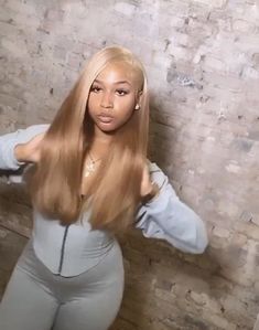 Flips Hair, Blonde Tones, Hair Laid, Front Lace Wigs Human Hair, Grunge Hair, Black Girls Hairstyles, Aesthetic Hair, Weave Hairstyles