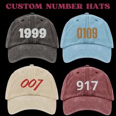 🧢 Elevate your headwear collection with our Custom Number Hat - the ultimate fusion of personalization and sporty style! 🌟 🎽 Key Features: Number Jersey Inspiration: Channel the spirit of your favorite jersey with our Custom Number Hat. Personalize it with your lucky number, birth year, or any significant digit, giving you a sporty edge. Versatile Baseball Hat: From casual outings to sporting events, this hat is a must-have accessory for sports enthusiasts. The embroidered design adds flair, making it a standout piece in your collection. Area Code Love: Showcase hometown pride or celebrate a special place with our Area Code Hat option. Customize it to represent the place that holds a special spot in your heart. Customization Galore: Choose your favorite number, birth year, or area code, Favorite Number, Boho Tote Bag, Sports Cap, Hometown Pride, Boho Tote, Hat Custom, Area Codes, Cap For Men, Tie Dye Leggings