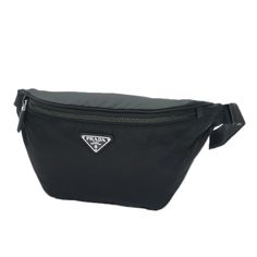 Prada Body Bag One Shoulder Belt Bag Nylon Black Size: Width(W)36cm H(H)18cm D(D)8cm Color: Black Bags Prada, Shoulder Belt, Prada Bags, Nylon Bag, Body Bag, Belt Bag, Black Color, Prada, One Shoulder