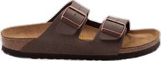 Casual Cork Slides With Round Toe, Casual Brown Cork Footbed Sandals, Casual Cork Slides With Arch Support, Brown Cork Slides With Round Toe, Casual Brown Slides With Cork-bed Midsoles, Light Brown Birkenstocks, Taupe Birkenstocks, Birkenstock Arizona Khaki, Brown Arizona Birkenstocks