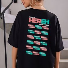 This Is A Brand New Tee Shirt With Tags Still Attached. It Has Never Been Worn And Is Available In Various Sizes, Including S, M, L, Xl, 2xl And 3xl For Both Men And Women. The Tees Are Super Soft And Have A Relaxed Fit For Women And A Regular Fit For Men. To Maintain Their Quality, It Is Recommended To Wash Them In Cold Water. If You Purchase 2 Or More Items, We Offer Bundle Discounts, And We Will Provide You With The Bundle Pricing Details When You Add The Items To Your Bundle. Processing: We Black Kpop Tops With Letter Print, Kpop Crew Neck Top For Concerts, Black Kpop Letter Print Top, Black Kpop Tops For Summer, Black Kpop Summer Tops, Black Kpop Style Summer Top, Kpop Graphic Print Top For Concerts, Kpop Style Graphic Print Top For Concerts, Black Kpop Graphic Tops