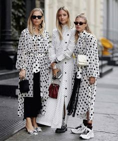 Polka Dot Dresses, 90s Clothes, Dots Fashion, Blogger Street Style, Elegante Casual, Fashion Blogger Style, Looks Street Style