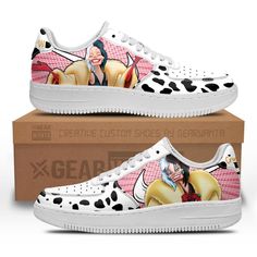 Cruella de Vil Air Sneakers Custom Shoes-Gear Wanta Custom Shoes Men, 101 Dalmatians Cruella, Dream Shoe, Air Sneakers, Shoe Closet, Painted Shoes, Custom Shoes, Snug Fit, Tracking Number