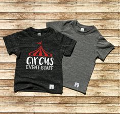 Circus Event Staff Shirt freeshipping - BirchBearCo Funny Sister, Kids Easter Shirts, Funny Toddler Shirt, Funny Toddler, 2nd Birthday Shirt, Aunt T Shirts, Big Brother Shirt, Space Shirts, Brother Shirts