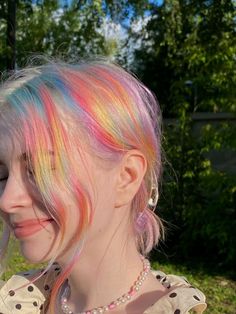 Multi Tone Hair, Multi Tone Hair Color, Walker Aesthetic, All For The Game, Dyed Hair Inspiration, Pretty Hair Color, Penteado Cabelo Curto, Yellow Hair, Pastel Hair