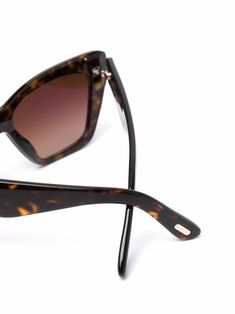 Image 3 of TOM FORD Eyewear Whyatt butterfly-frame sunglasses Moving To New York, Tom Ford Glasses, New York University, Tom Ford Eyewear, T Logo, Moving To Los Angeles, York University, Sunglasses Brown, Tom Ford Sunglasses