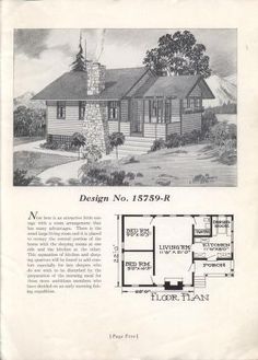 an old house is featured in the catalog for sears homes, which was built in 1932