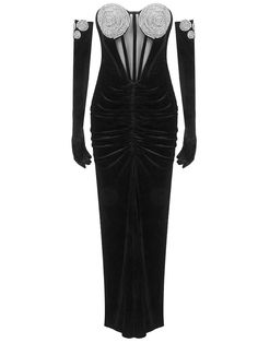 MAJA Maxi Dress Maxi Velvet Dress, Velvet Dress Black, Celebrity Inspired Dresses, Dress Weights, Two Piece Jumpsuit, Black Velvet Dress, Strapless Maxi, Inspirational Celebrities, Body Sculpting