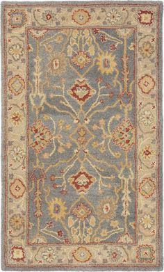 The elegant designs and rich colors of these rugs are inspired from 19th century antique Persian rugs. A special herbal wash gives these rugs their luster and an aged patina. This collection is hand tufted in India of 100% hand-spun premium wool.. This rug pattern has Cotton Backing. Traditional Room Decor, Mughal Art Paintings, Karastan Rugs, Persian Rug Designs, Loloi Rugs, Antique Persian Rug, Ivory Area Rug, Classic Rugs, Carpet Colors