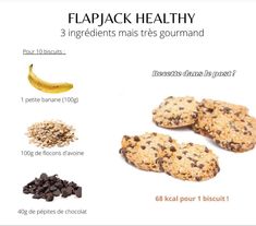 the ingredients for flapjack healthy are shown