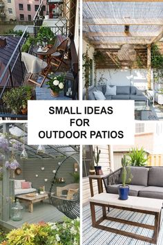 small ideas for outdoor patios that are easy to do and great for the backyard