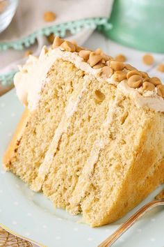 a piece of cake on a plate with a fork