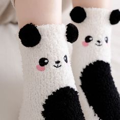 Add some fun to your sock collection with these cute animal-faced socks! Made from soft coral fleece, they'll keep your feet warm and cozy all day long. Available in 5 playful colors, these embroidered socks are perfect for lounging at home or adding a touch of playfulness to any outfit. Perfect for animal lovers and anyone looking for a warm and comfortable sock. Don't let the cold weather catch you off guard, grab a pair today and stay cozy all season long. Plus, check out the size conversion Cute Winter Non-slip Socks, Cute White Non-slip Socks, Kawaii Socks For Winter Gifts, Kawaii Socks For Stocking Stuffers In Winter, Playful Super Soft Socks For Winter, Playful Soft Socks For Winter, Playful Super Soft Winter Socks, Cute Black Non-slip Socks, Playful Soft Winter Socks