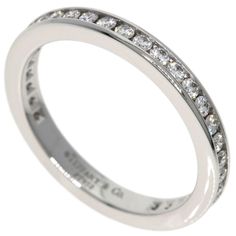 Used Tiffany Channel Eternity Diamond Ring, Platinum Pt950, Women's, Tiffany&Co. (Sku: Gzl143j8) === General === Brand : Tiffany === Design === Type : Band Ring Gender : Women Material : Platinum 950 === Size === Other Size : 6.5 === Included Items === Accessories : Box Accessories Notice : Before Purchasing, Please Refer To The Images Of The Accessories Included With The Item. === Condition === Condition : Used (Like New) Ranking : Rank Sa Used - Hardly Any Traces Of Usage Nice Item Or Refurbis Tiffany Eternity Ring Diamond, Tiffany’s Full Eternity Ring, Tiffany True Ring, Tiffany Jewelry, Eternity Ring Diamond, Tiffany & Co., Luxury Branding, Band Rings, Diamond Ring