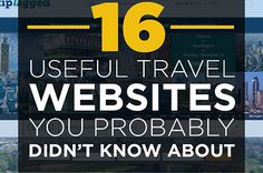 the words 16 useful travel website you probably didn't know about