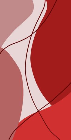 an abstract red and white background with curved lines on the bottom half of the image