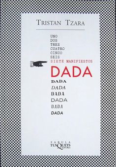 an advertisement for the italian restaurant dada, with its name in red and black